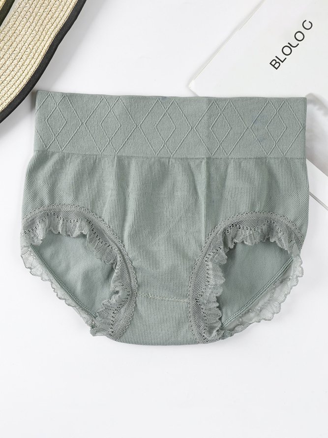 Breathable High Waist Lace Casual High Waist Panty
