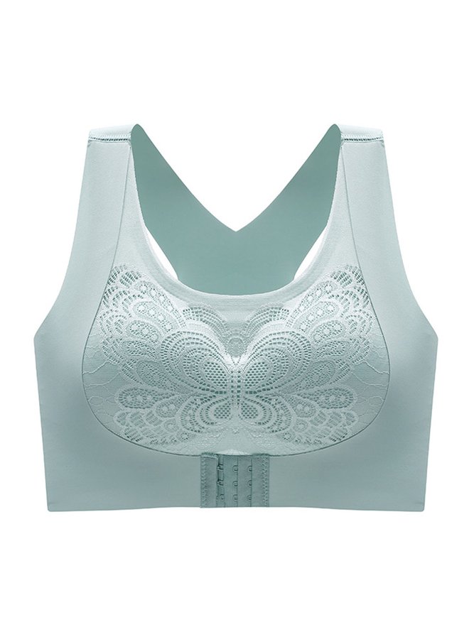 Comfortable and Soft Front Open Button Push Up Underwear Plus Size