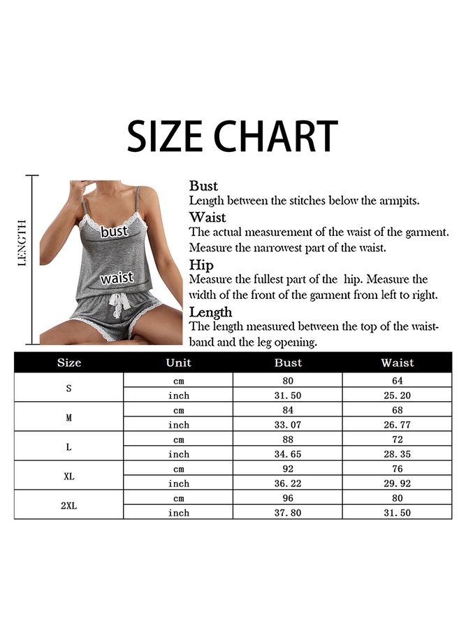 Spaghetti Casual Loose Lounge Set