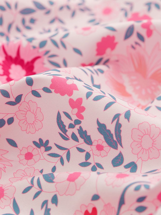 Bohemian long-sleeved dress