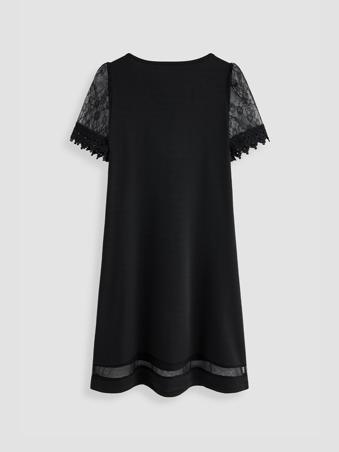 V Neck Solid Party Mini Dresses