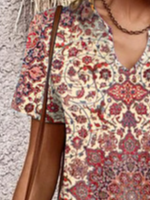 Ethnic Knitted Casual Loose Dress