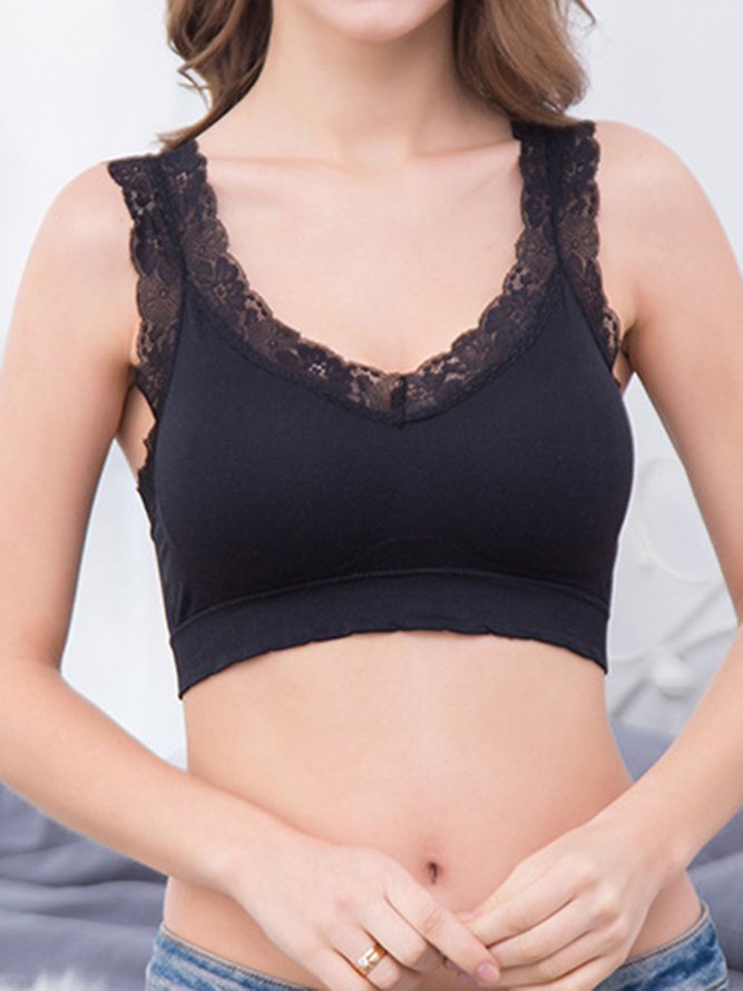 Sexy Lace Beautiful BackBreathable Vest Style Underwear