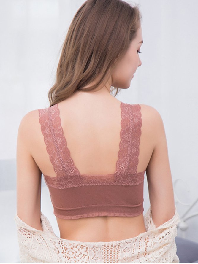 Sexy Lace Beautiful BackBreathable Vest Style Underwear