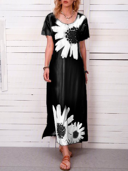 Everyday Women's Dress Casual Daisy Print Dress