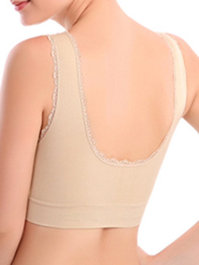 Lace Sexy High Elasticity Breathable Sports Bra