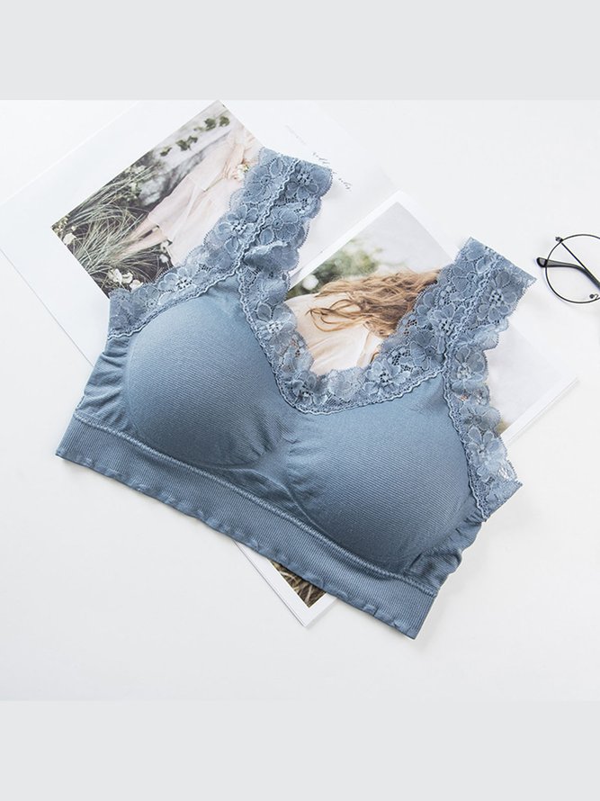 Sexy Lace Beautiful BackBreathable Vest Style Underwear