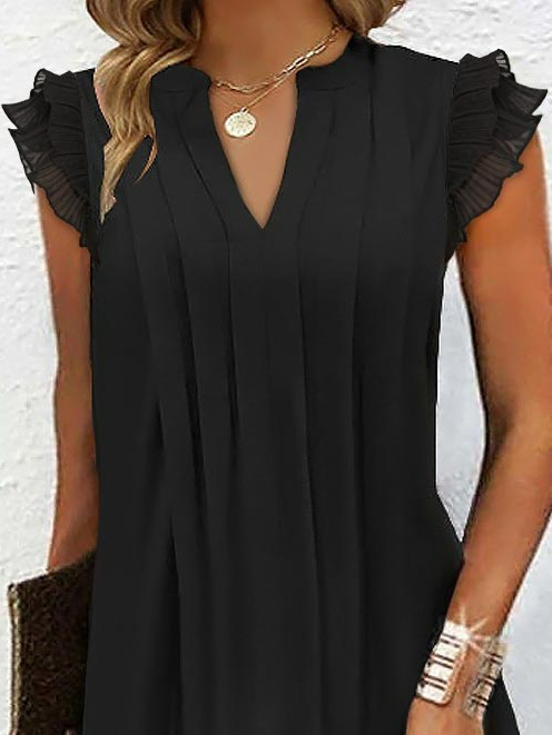 Loose Knitted Casual Lace Dress