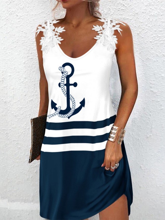 V Neck Elegant Regular Fit Dress