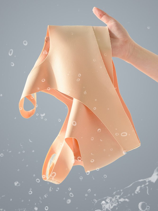 Seamless Push Up Side Button Wireless Bra Plus Size