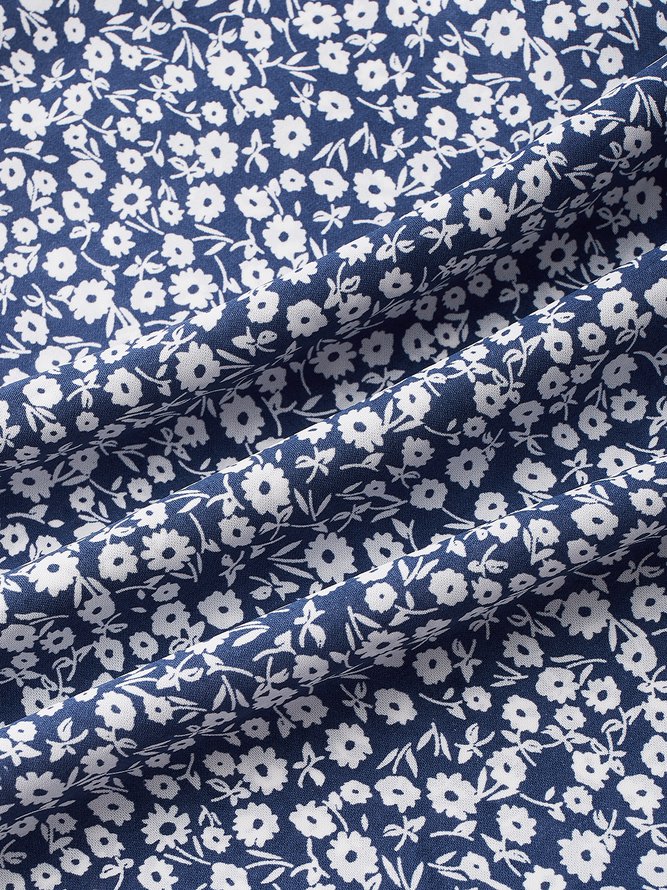 Pockets Elegant Floral Prom Dress