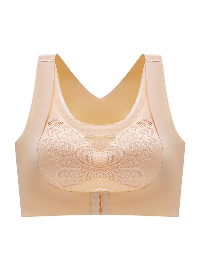 Comfortable and Soft Front Open Button Push Up Underwear Plus Size