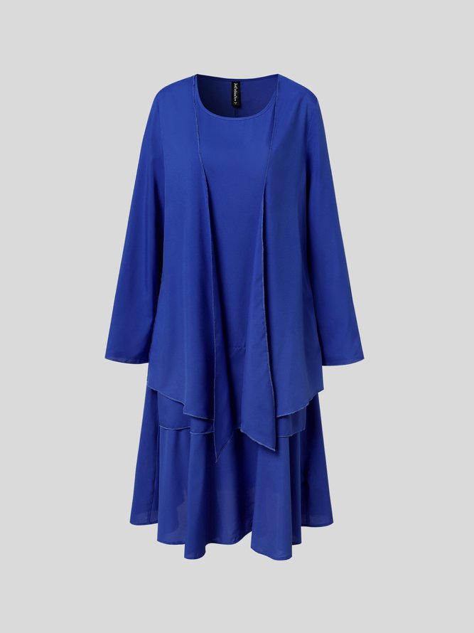 Plain Occasion Elegant Two Piece Setss