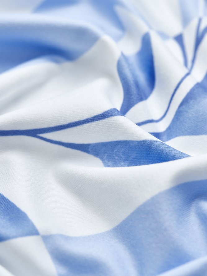 Casual Floral Short Sleeve Dress