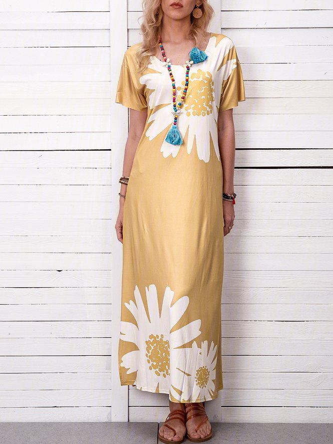 Everyday Women's Dress Casual Daisy Print Dress
