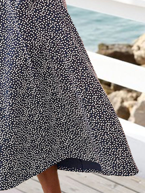 Ditsy Floral women's summer casual vacation dress