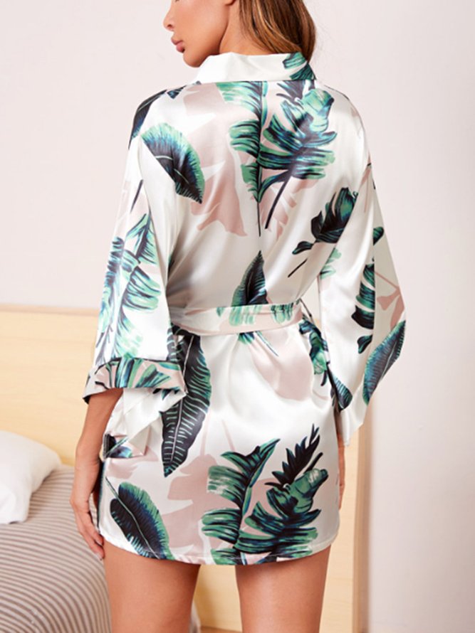 Palm Leaf Vacation Robe