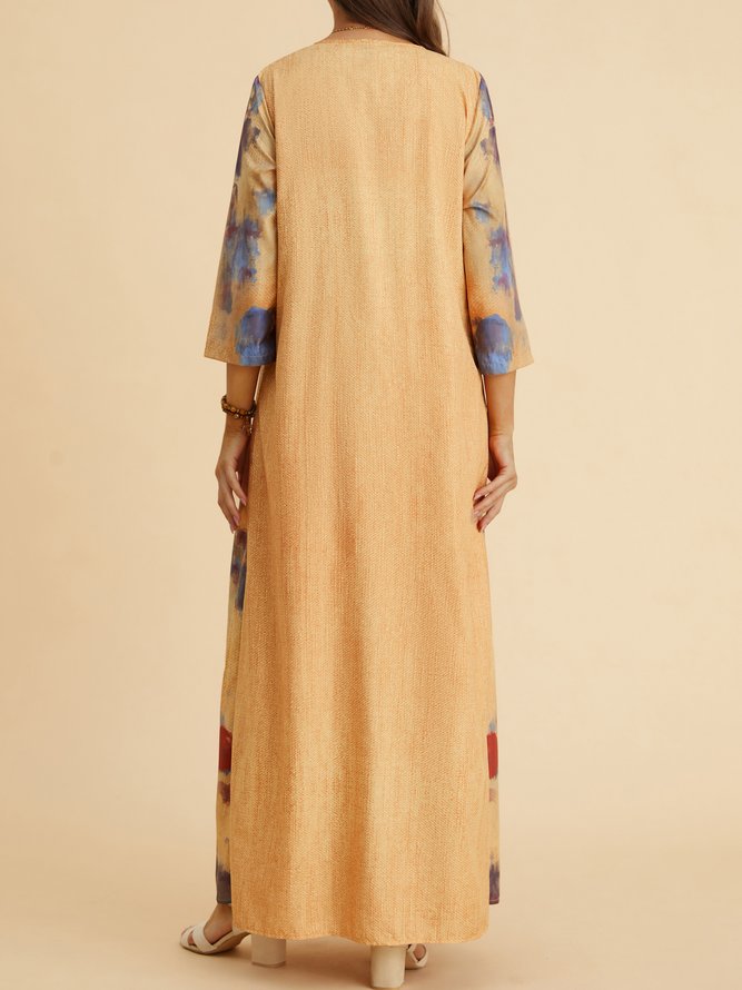 Casual Abstract Two-Piece Set