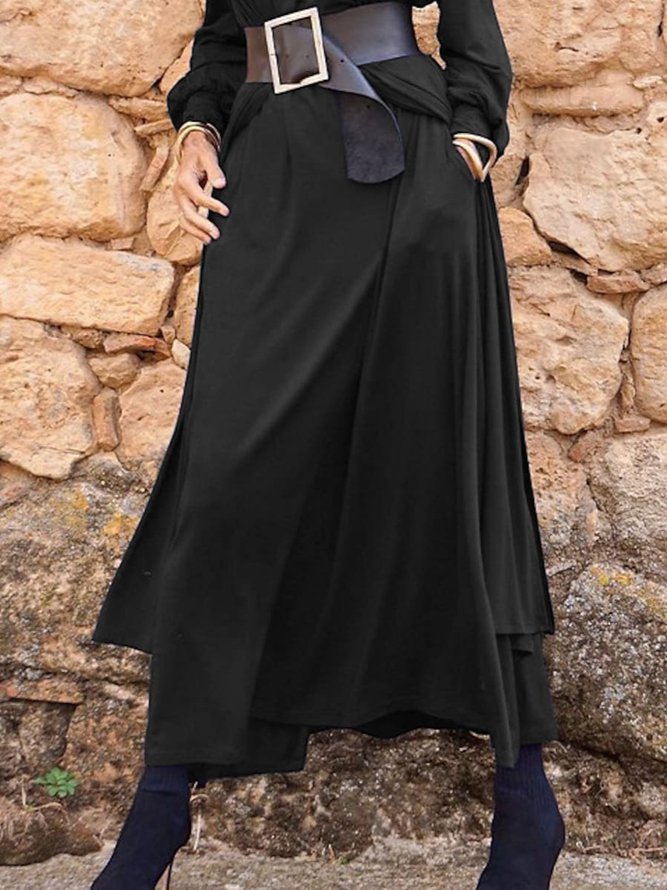 Plain Casual Loose Dress