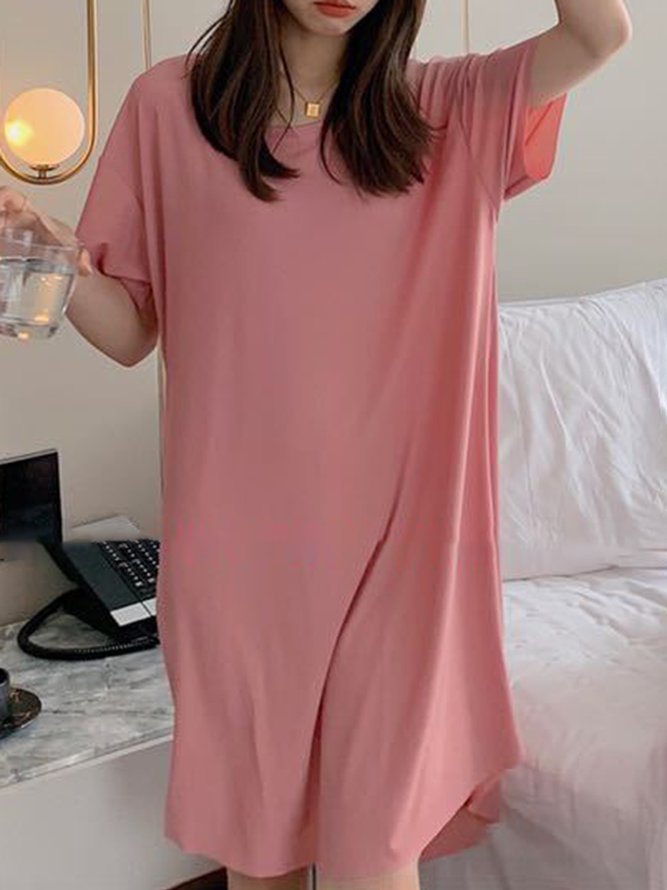 Breathable Comfortable Loose Casual T-shirt Nightdress