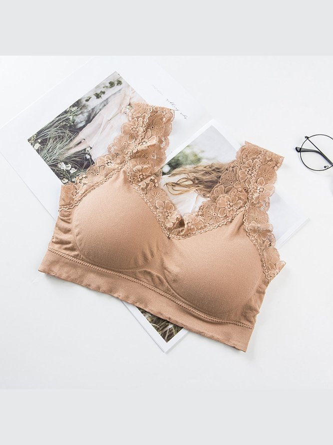 Sexy Lace Beautiful BackBreathable Vest Style Underwear