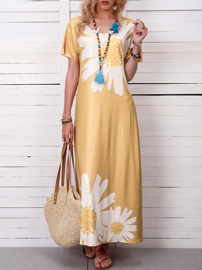 Everyday Women's Dress Casual Daisy Print Dress