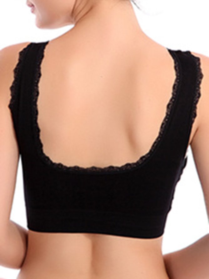 Lace Sexy High Elasticity Breathable Sports Bra