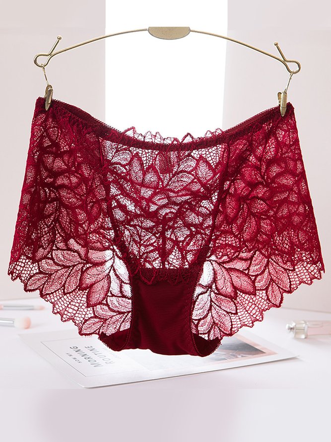 Sexy Lace Breathable Stretch Briefs