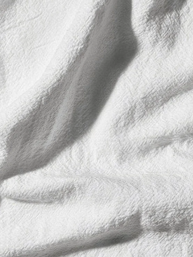 Plain Loose Linen Cotton And Linen Dress