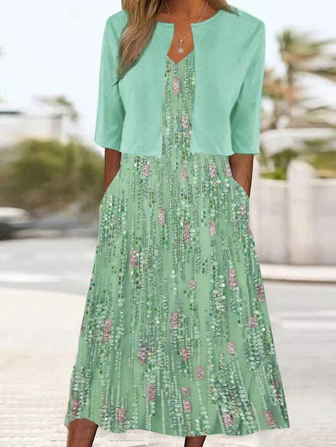 Knitted Casual Loose Two-Piece Set