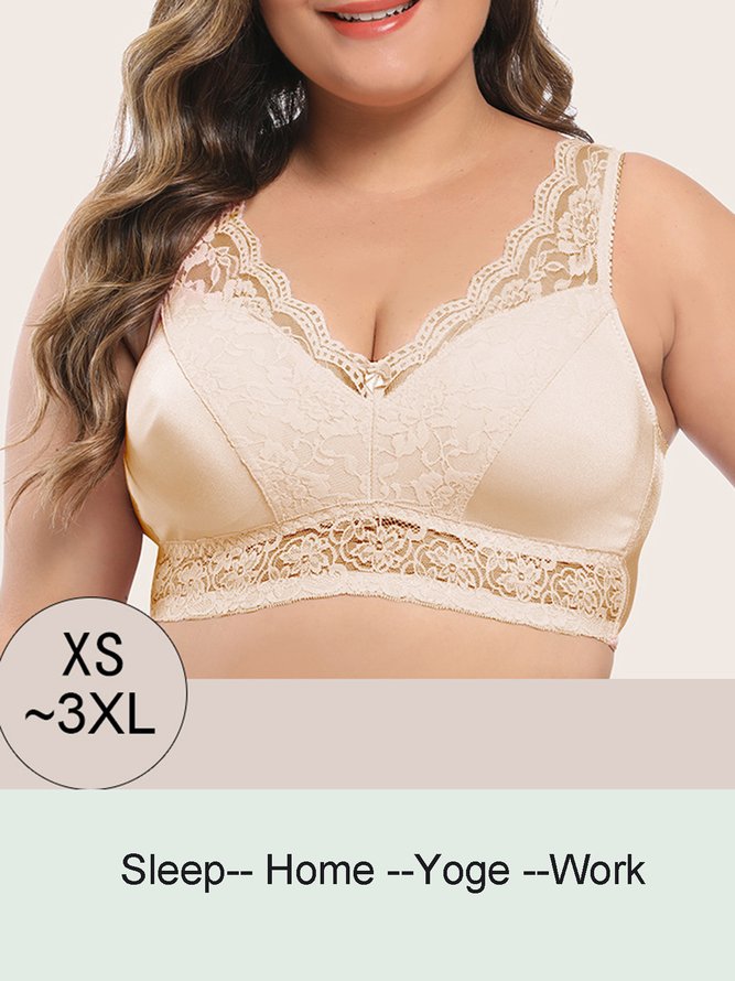 Casual Lace Floral Bra & Bralette