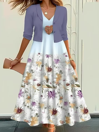 Loose Casual Wrap Two-Piece Set