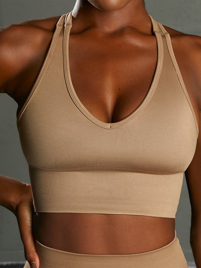 Seamless Yoga Clothing Set Beautiful Back Fitness Sports Yoga Sports Bra