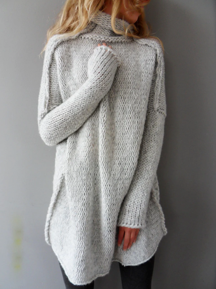 Wool/Knitting Loose Casual Dress