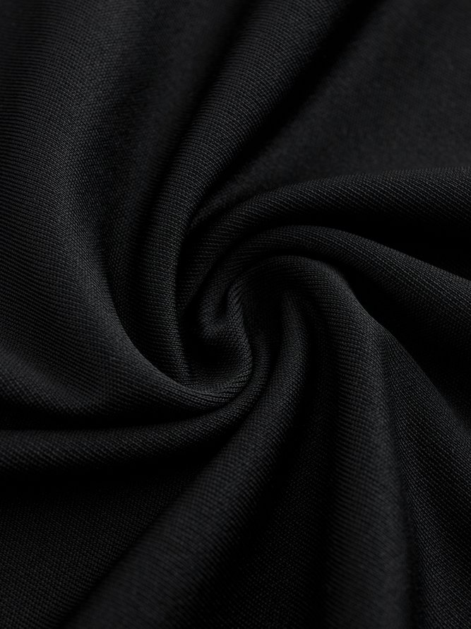 V Neck Solid Party Mini Dresses