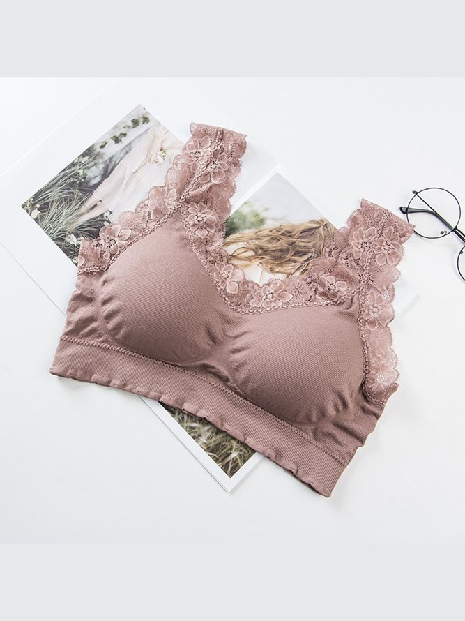 Sexy Lace Beautiful BackBreathable Vest Style Underwear