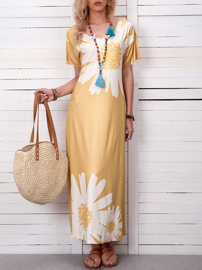Everyday Women's Dress Casual Daisy Print Dress