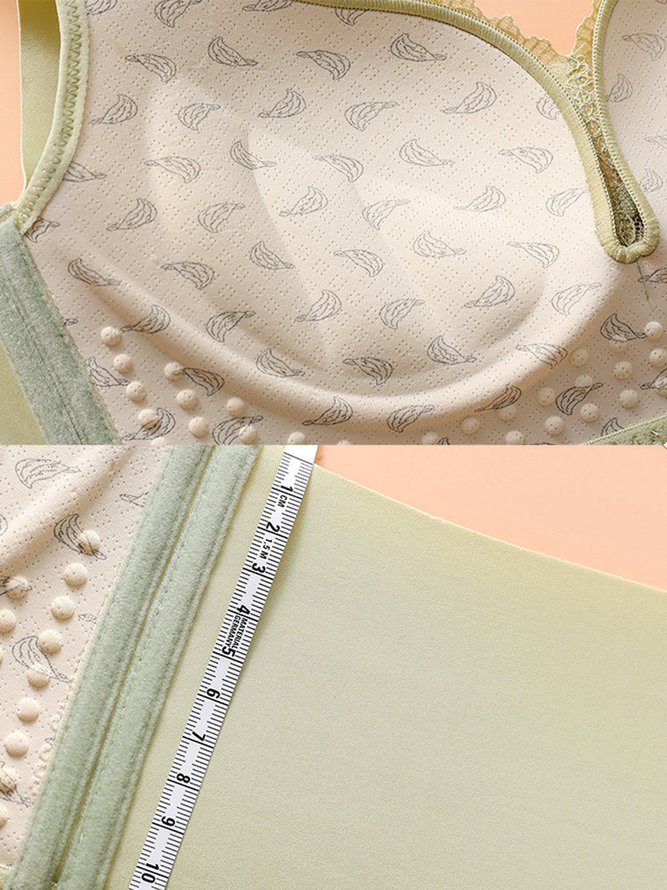 Adjustable Push Up Underwear Sexy Lace Steelless Bra