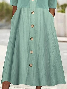 Casual Loose Plain Two-Piece Set