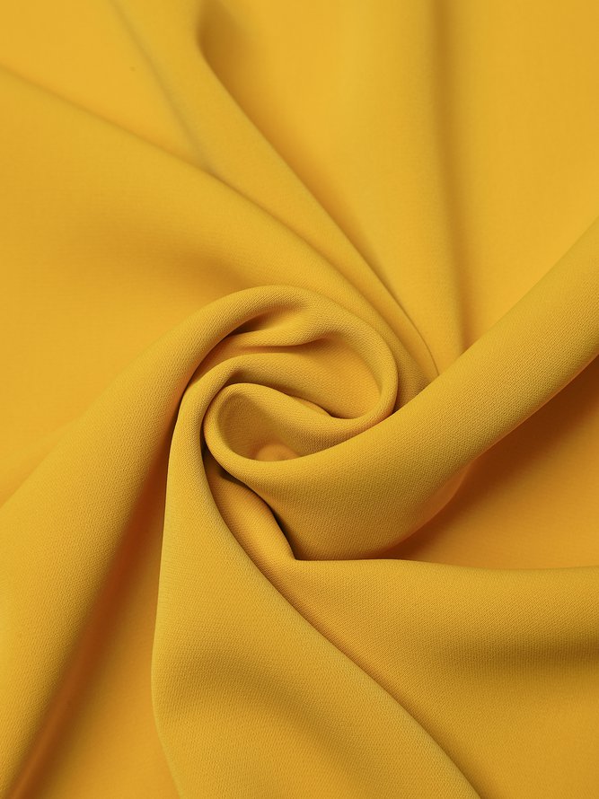 Crew Neck Black Women Summer Dresses Shift Daily Casual Plain Dresses