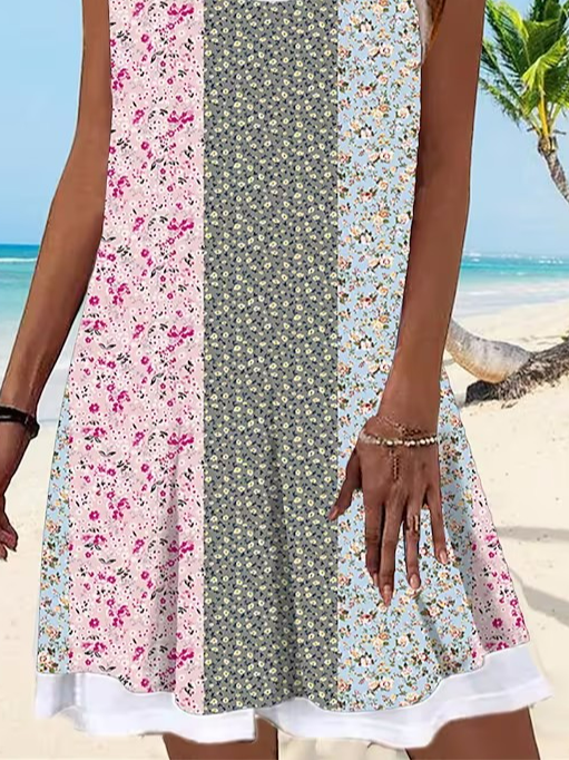 Ditsy Floral Loose Boho Dress