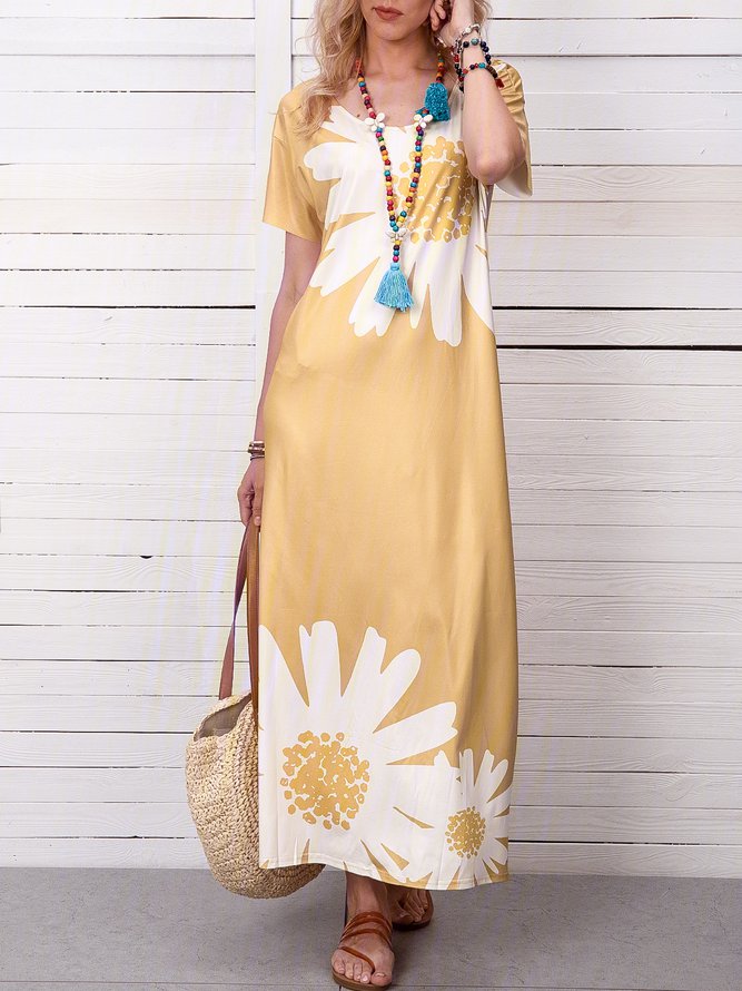 Everyday Women's Dress Casual Daisy Print Dress