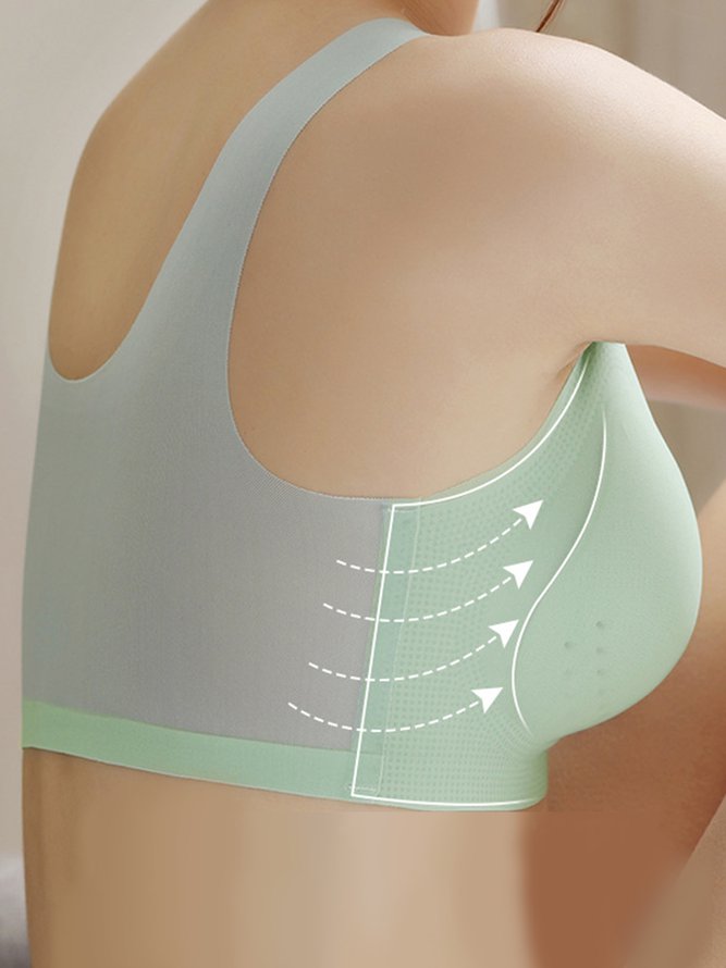 Lace Butterfly Ice Silk Seamless Wrap Chest Vest Underwear