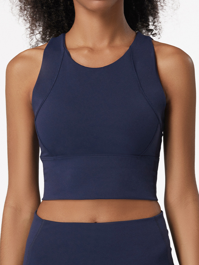 Casual Plain Sports Bra