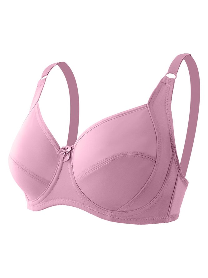 Breathable Plus Size D Cup Wired Bra