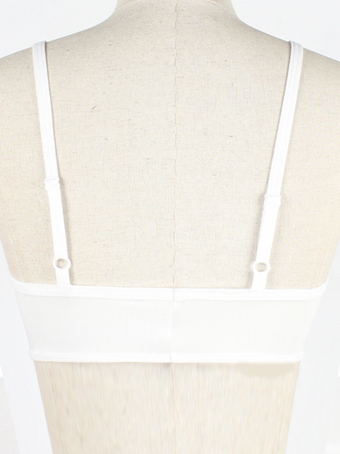 Lace Edge Sexy Perspective Plus Suspender Vest Bottomed Bra Casual Women’s bra