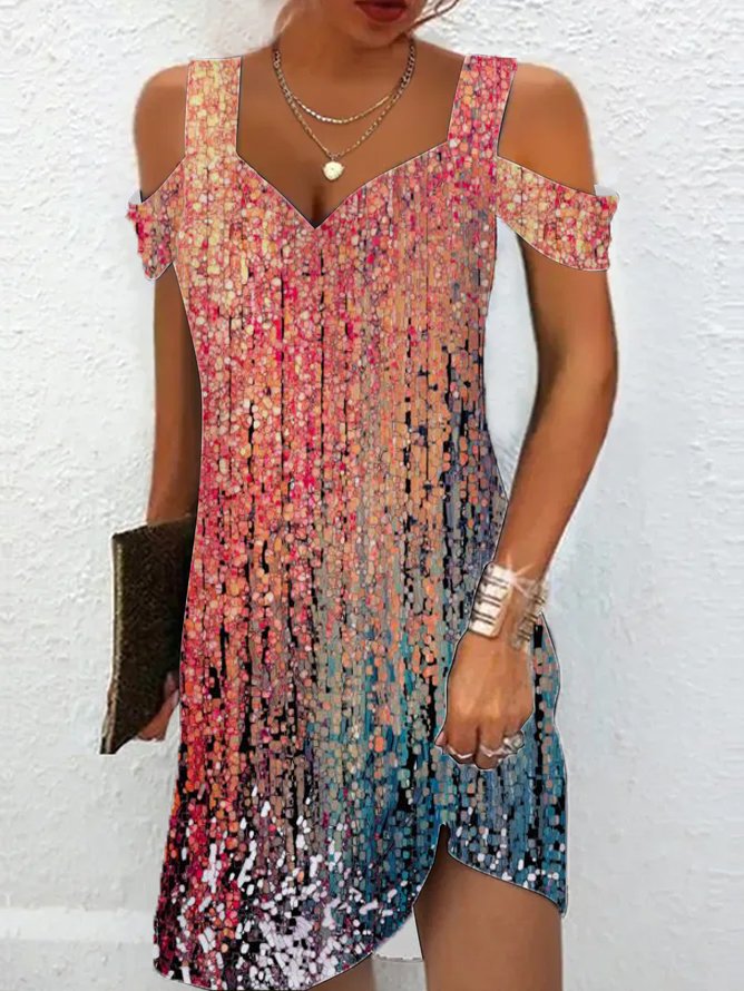 Casual Ombre Spaghetti Loose Summer Dress