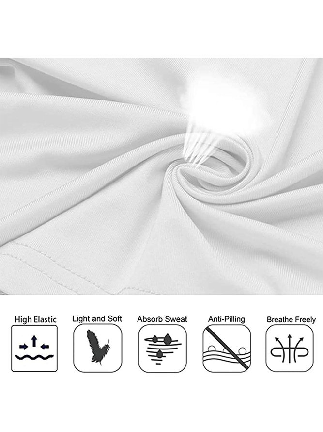 Square Neck Spaghetti Loose Plain Casual Basic Dress