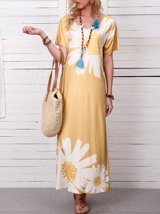 Everyday Women's Dress Casual Daisy Print Dress