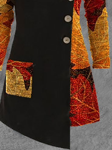 Crew Neck Cotton Blends Casual Knitting Dress